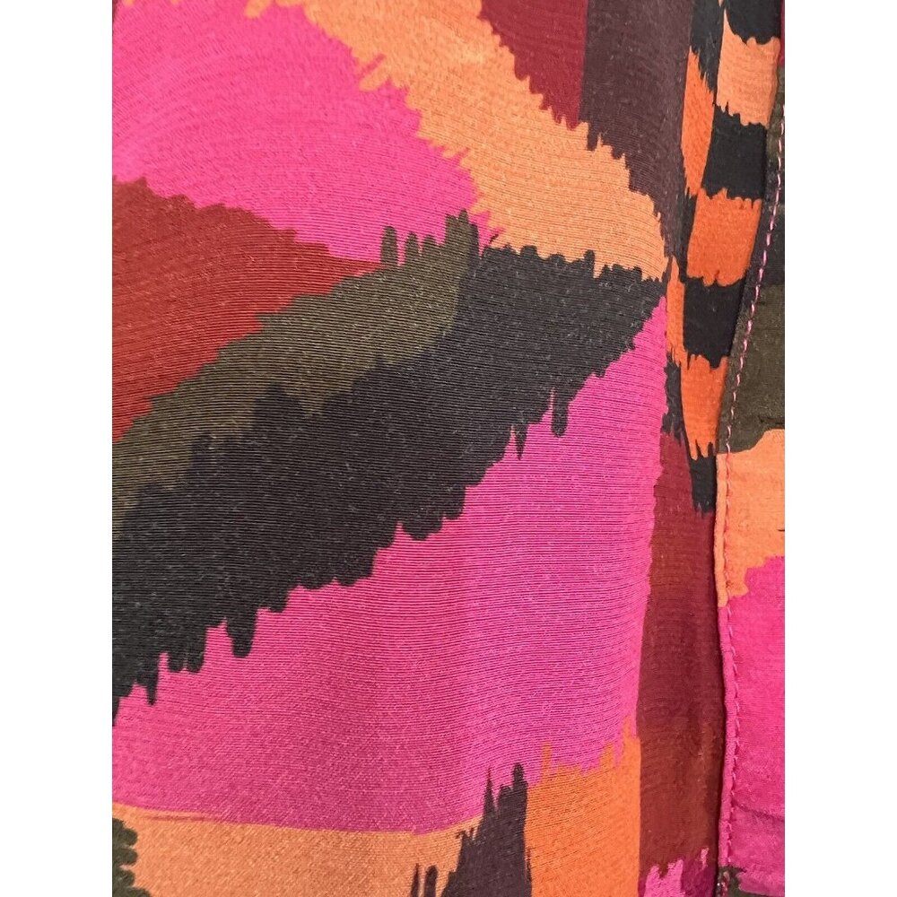 LaRoque Bailey Top Sz L Multicolor Geometric‎ Colorful Abstract Boho Artsy Indie - Picture 6 of 10